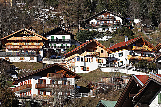 奥地利小镇mittenwald