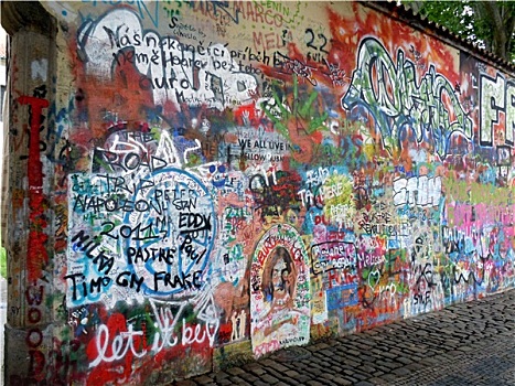 墙壁,遮盖,涂鸦,城市