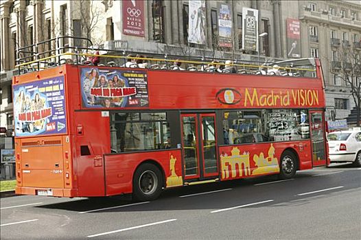 双层巴士,马德里,西班牙