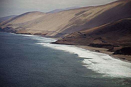 公路,海岸,秘鲁