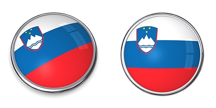 旗帜,扣,斯洛文尼亚