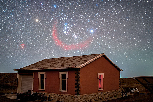 内蒙古阿拉善大峡谷星空银河