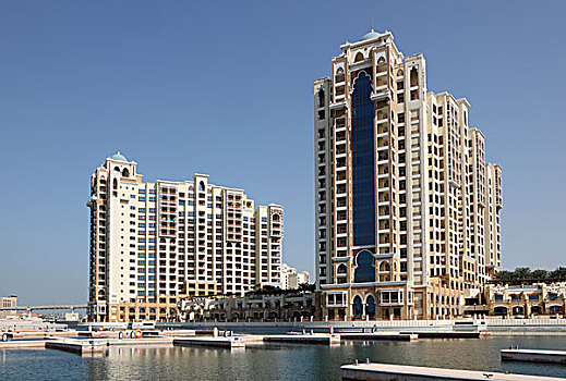 高层建筑,住宅,建筑,手掌,迪拜,阿联酋
