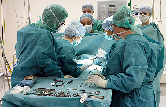 医生,外科手术,手术室,医院,汉堡市,德国,欧洲