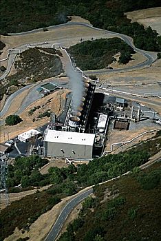 地热发电站,间歇泉,加利福尼亚