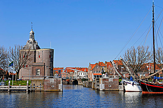 船,港口,北荷兰,荷兰,欧洲