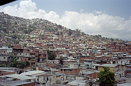 棚屋,城镇,近郊,加拉加斯,委内瑞拉