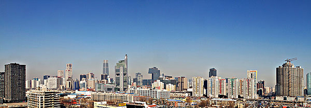 北京cbd商务区全景图