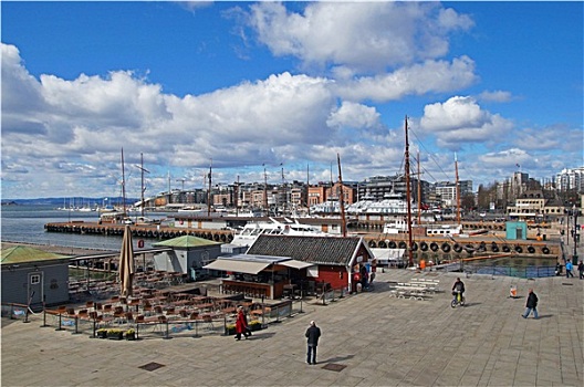 港口,奥斯陆,挪威