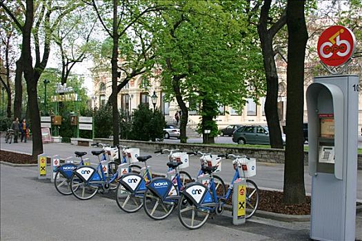 自行车,待租,维也纳