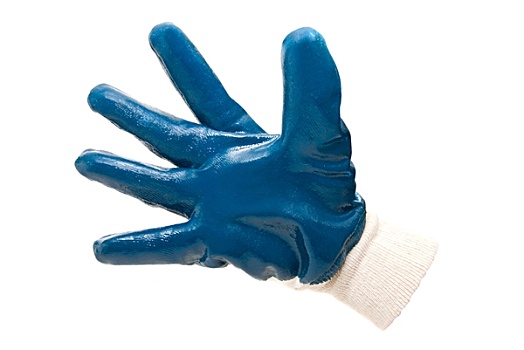 蓝色,工作,工业,手套