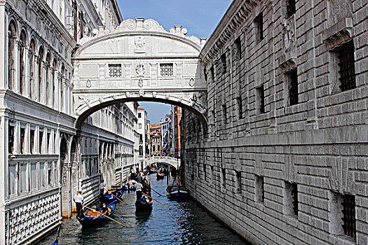 叹息桥,圣马科,威尼斯,威尼托,意大利,欧洲