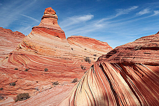 沙丘,石头,沙岩构造,狼丘,北方,悬崖,荒野,页岩,亚利桑那,美国