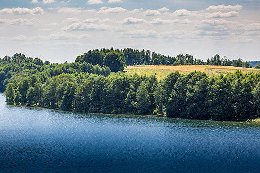 湖,中心,东欧,波兰