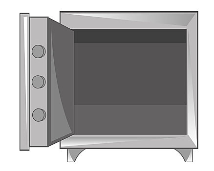 空,保险箱,金属