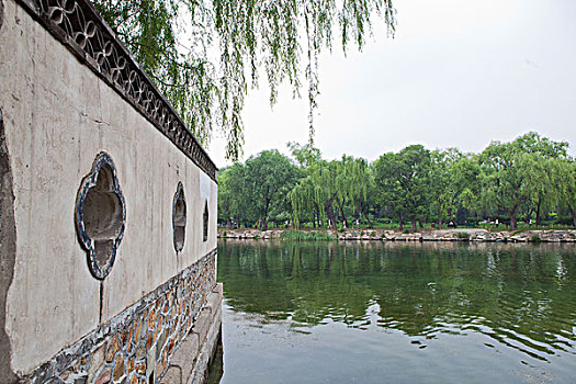 北京颐和园围墙