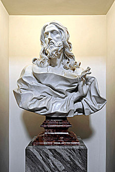 巴洛克雕刻家贝尼尼,大教堂,高处,地下墓穴,罗马,拉齐奥,意大利,欧洲