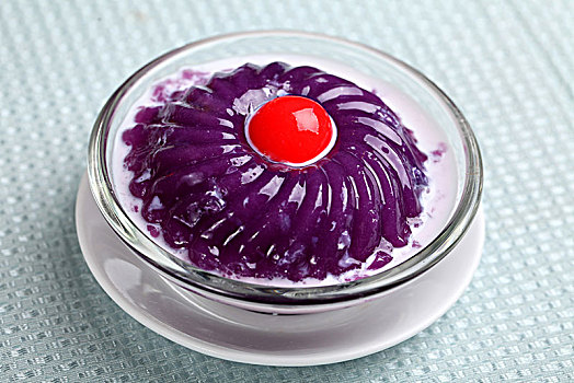 紫芋布丁