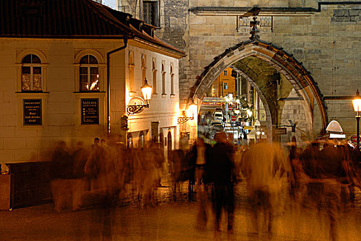 桥,老城,世界遗产,布拉格,捷克共和国,欧洲