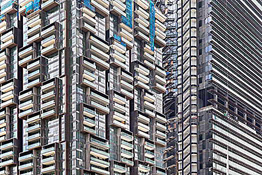 新加坡,高层建筑,建筑,玻璃,露台,楼梯