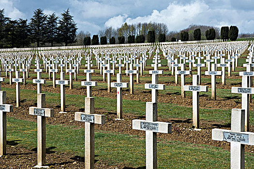 墓石,名字,盘子,军事,墓地,战斗,凡尔登,第一次世界大战,洛林,法国,欧洲