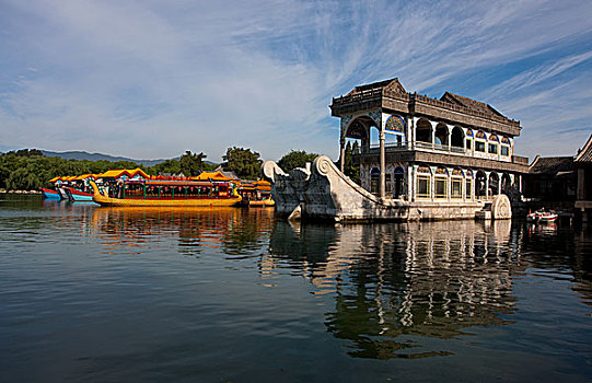 颐和园,昆明湖,石舫