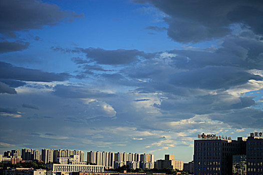 北京的蓝天白云