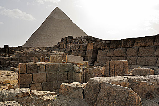 胡夫金字塔,吉萨金字塔,开罗,埃及,非洲