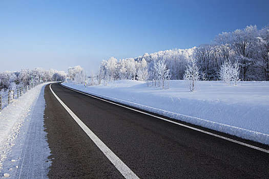 高速公路,冬天