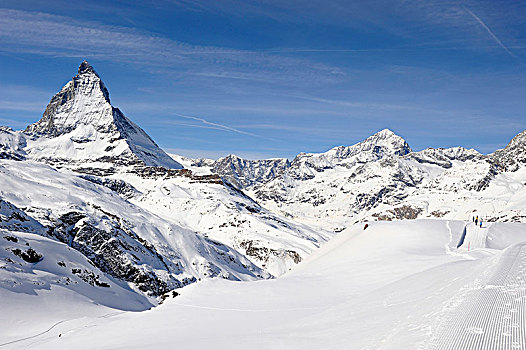 瑞士,沃州,策马特峰,滑雪胜地,马塔角