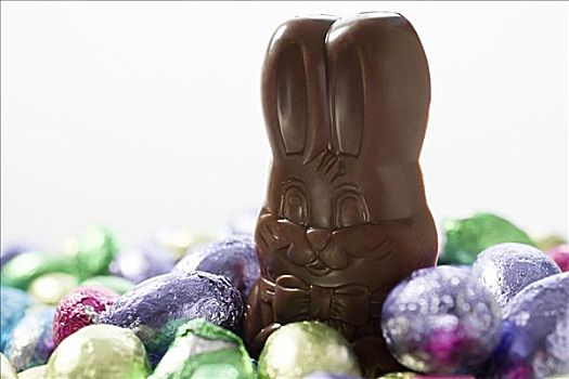 巧克力兔子,蛋