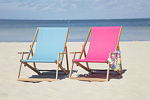 沙滩椅,阿基坦,法国