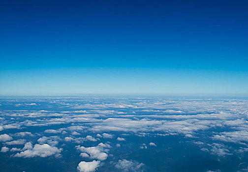 蓝天,白云,风景,飞,飞机