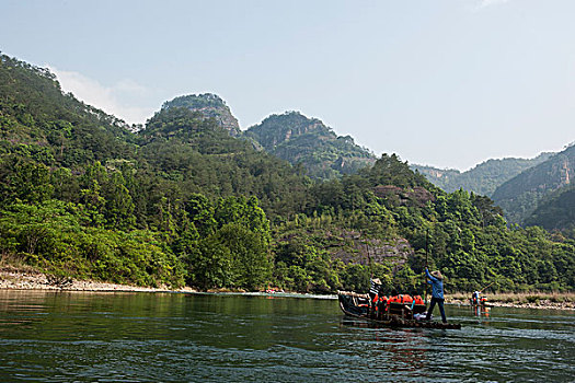 福建武夷山九曲溪漂流