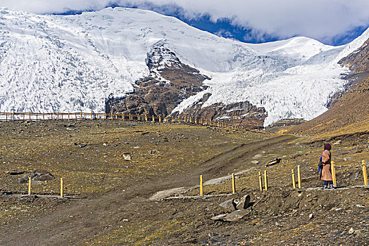 西藏卡诺拉冰川