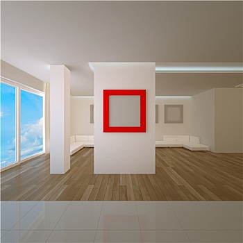 阁楼,室内,红色,木板