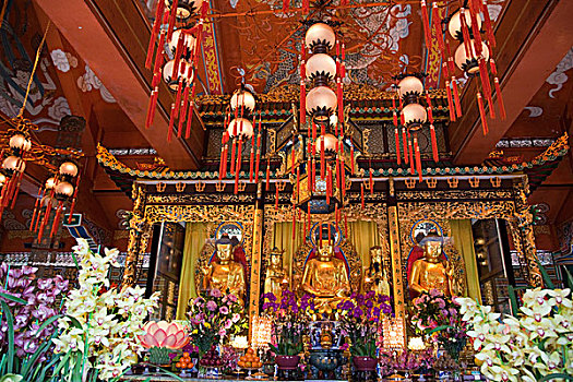 佛像,寺院,大屿山,香港