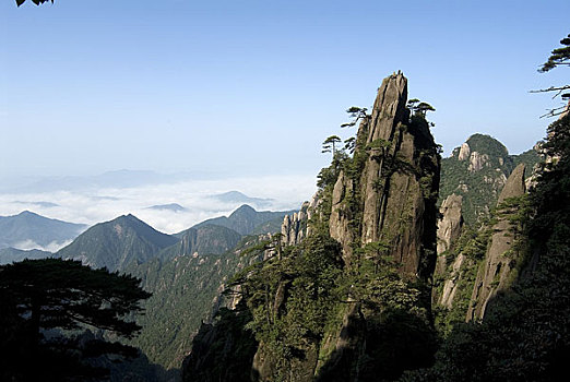 江西三清山玉皇顶风景区