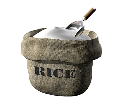袋,米饭