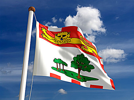 爱德华王子岛,旗帜,加拿大
