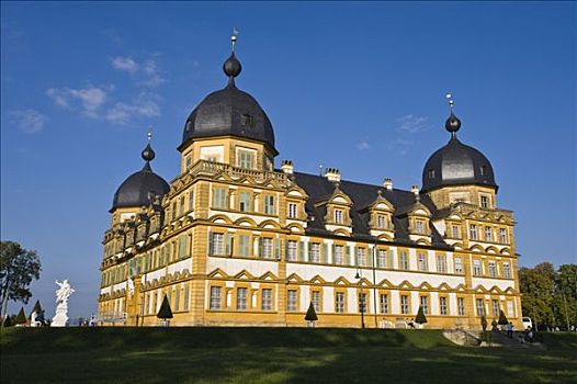 城堡,靠近,班贝格,上弗兰科尼亚,巴伐利亚,德国,欧洲