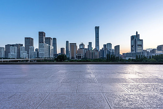 高速公路,城市天际线