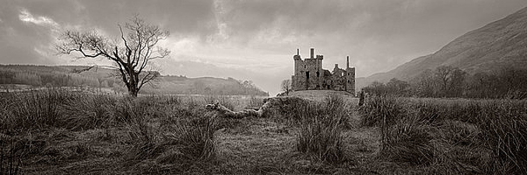 苏格兰,阿盖尔郡,风景,城堡