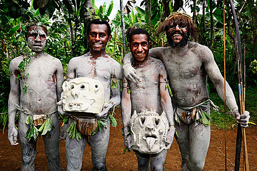 泥,男人,尚武,面具,粘土,戈罗卡,高地,巴布亚新几内亚