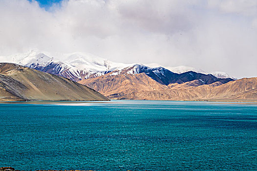 新疆,雪山,湖泊,湖水