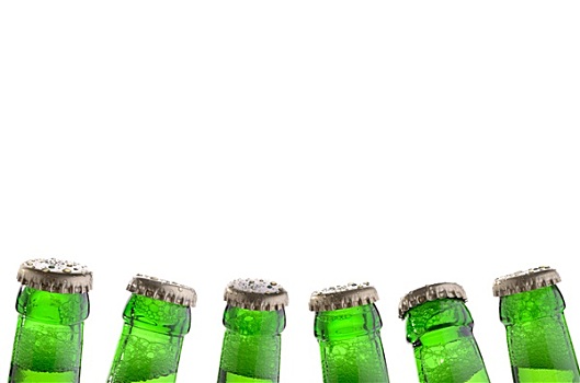 绿色,瓶颈,瓶子,帽