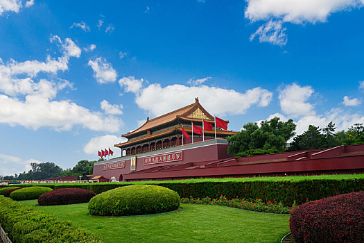 北京天安门全景