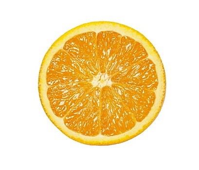 甜,橙色