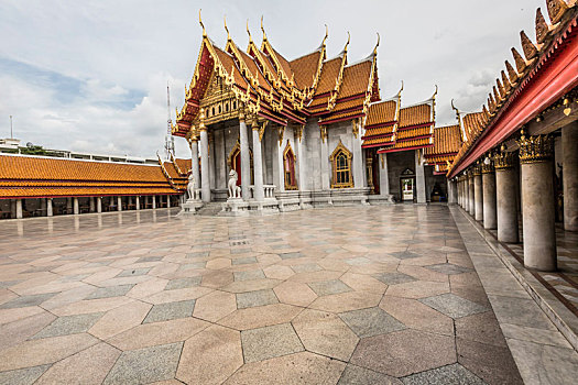 大理石庙宇,寺院,曼谷,泰国
