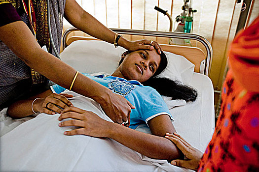 学生,护理,保健院,亚洲,大学,女人用品,孟加拉,七月,2008年
